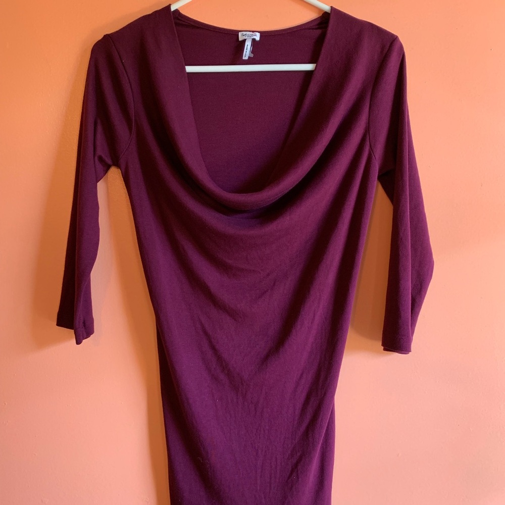 Anthropologie splendid cowl neckline 3/4 sleeve